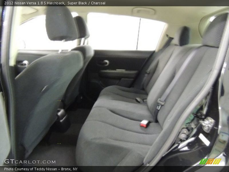 Super Black / Charcoal 2012 Nissan Versa 1.8 S Hatchback