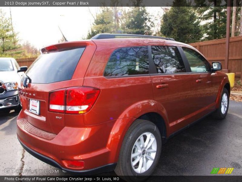 Copper Pearl / Black 2013 Dodge Journey SXT