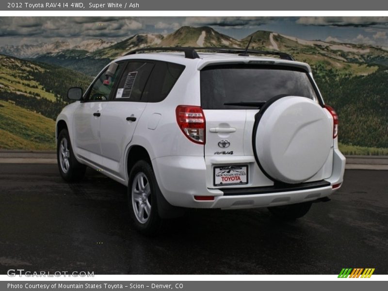 Super White / Ash 2012 Toyota RAV4 I4 4WD