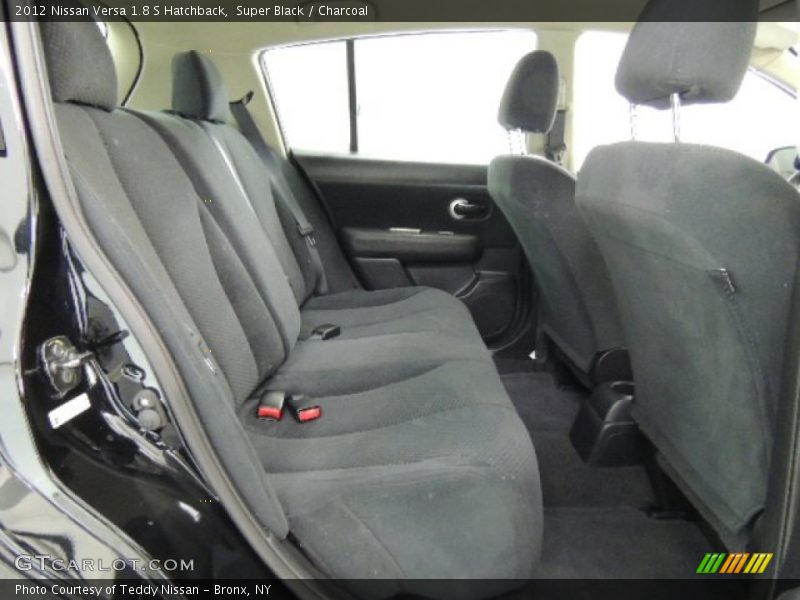 Super Black / Charcoal 2012 Nissan Versa 1.8 S Hatchback