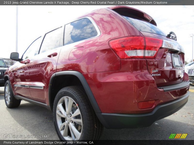 Deep Cherry Red Crystal Pearl / Dark Graystone/Medium Graystone 2013 Jeep Grand Cherokee Laredo X Package