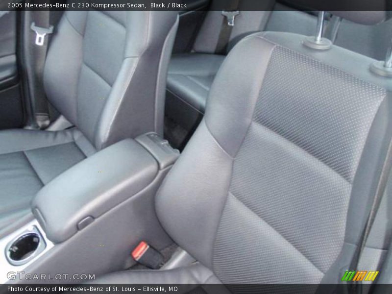 Black / Black 2005 Mercedes-Benz C 230 Kompressor Sedan