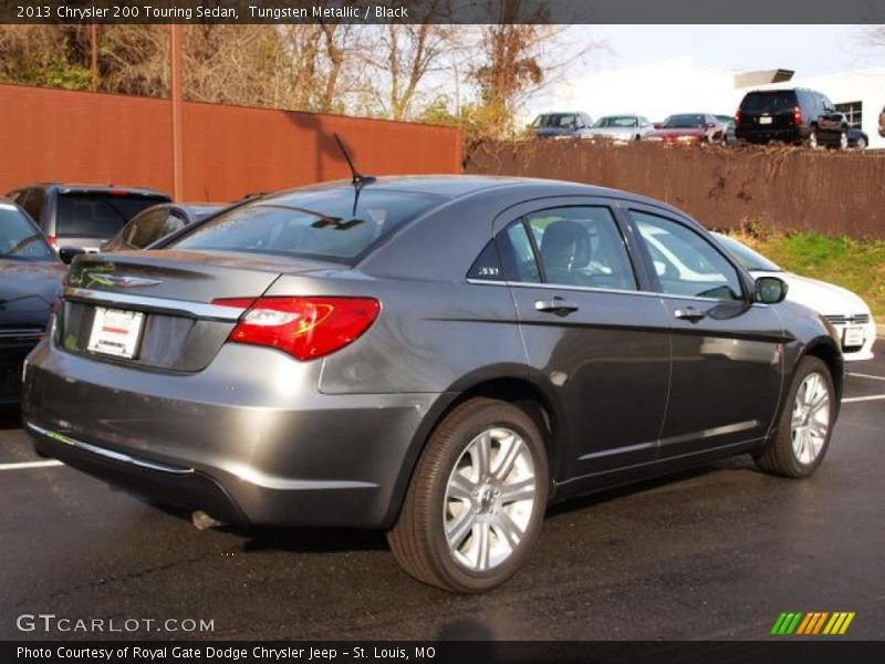 Tungsten Metallic / Black 2013 Chrysler 200 Touring Sedan
