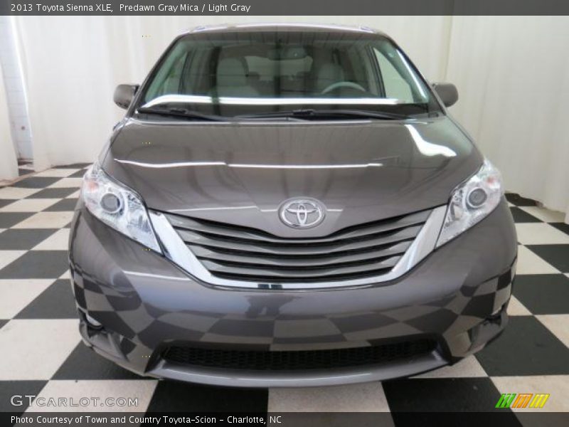 Predawn Gray Mica / Light Gray 2013 Toyota Sienna XLE