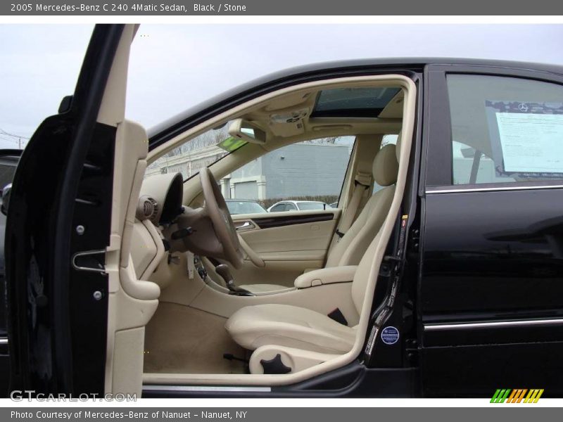 Black / Stone 2005 Mercedes-Benz C 240 4Matic Sedan