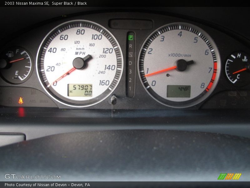 Super Black / Black 2003 Nissan Maxima SE