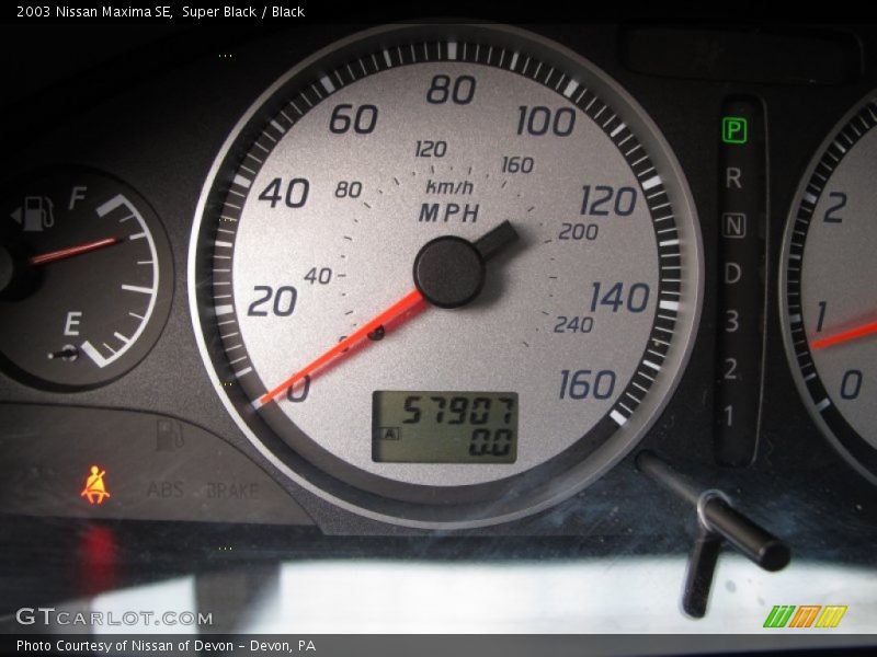 Super Black / Black 2003 Nissan Maxima SE
