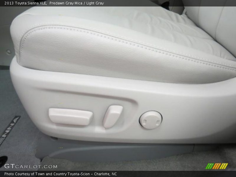Predawn Gray Mica / Light Gray 2013 Toyota Sienna XLE