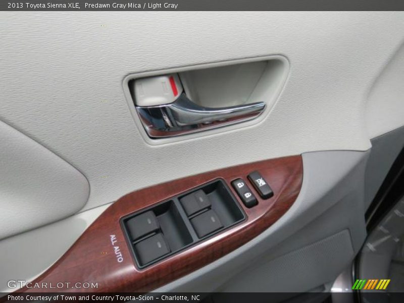 Predawn Gray Mica / Light Gray 2013 Toyota Sienna XLE