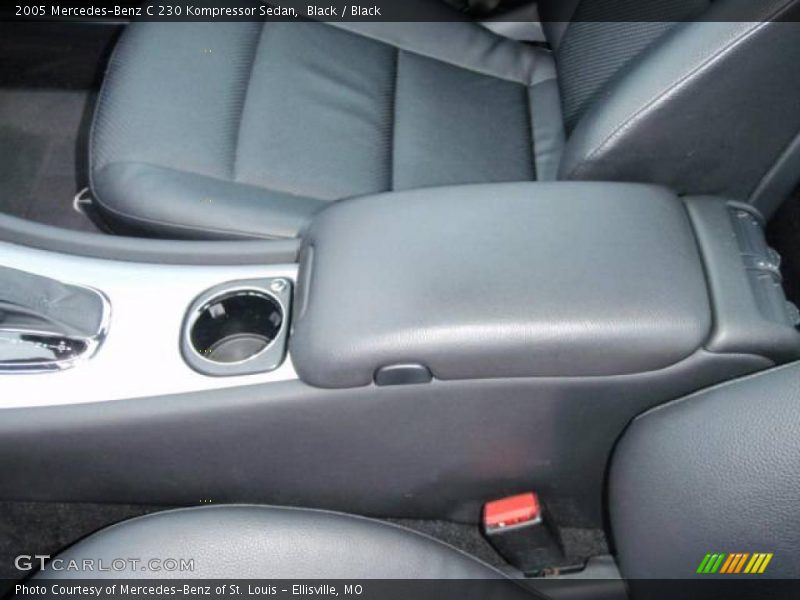 Black / Black 2005 Mercedes-Benz C 230 Kompressor Sedan