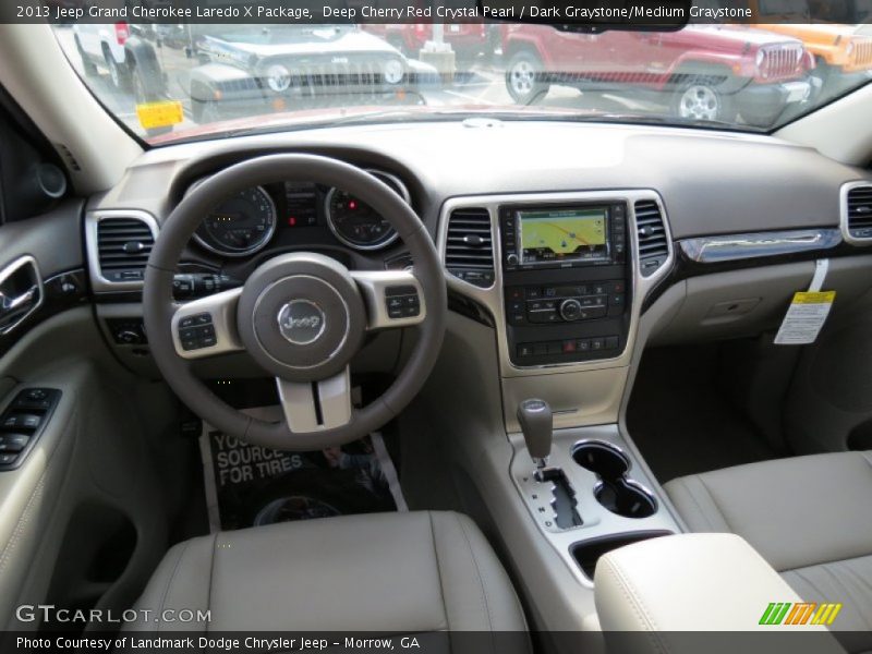 Deep Cherry Red Crystal Pearl / Dark Graystone/Medium Graystone 2013 Jeep Grand Cherokee Laredo X Package