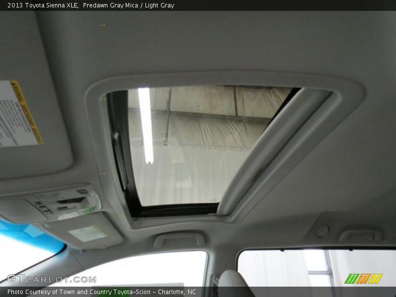 Predawn Gray Mica / Light Gray 2013 Toyota Sienna XLE