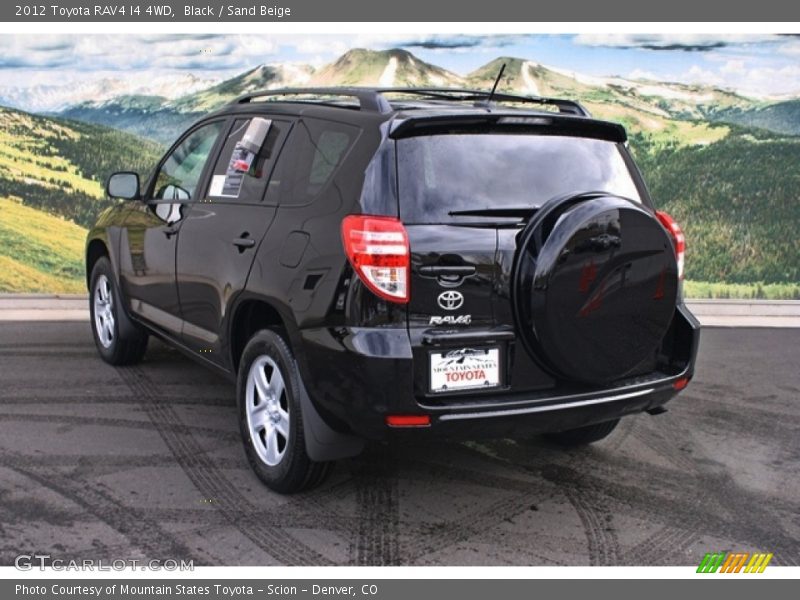 Black / Sand Beige 2012 Toyota RAV4 I4 4WD