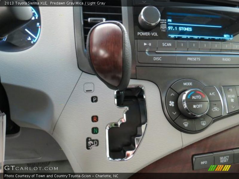 Predawn Gray Mica / Light Gray 2013 Toyota Sienna XLE