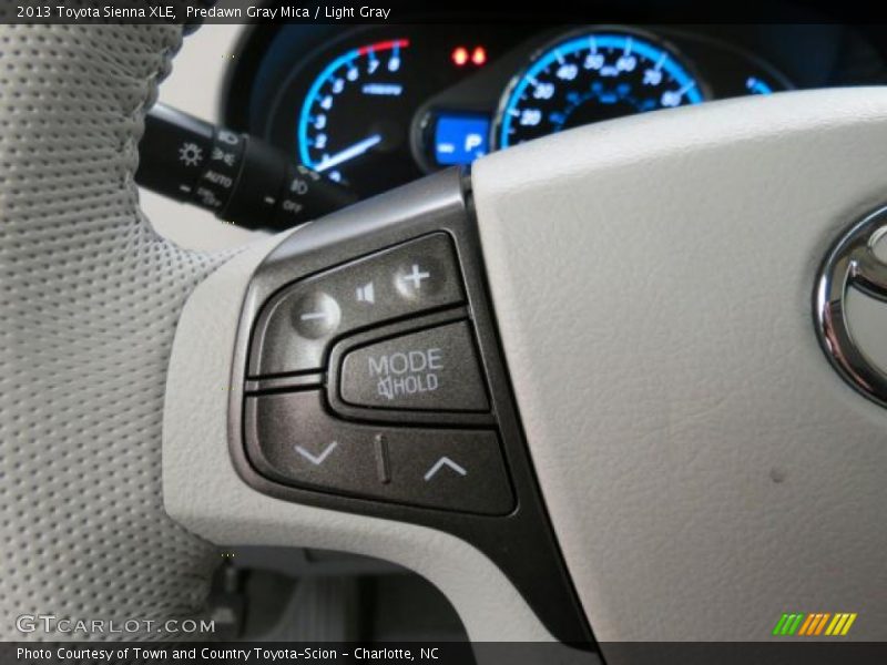 Predawn Gray Mica / Light Gray 2013 Toyota Sienna XLE