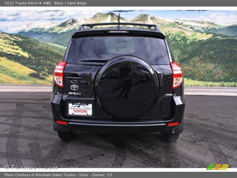 Black / Sand Beige 2012 Toyota RAV4 I4 4WD