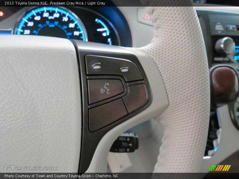 Predawn Gray Mica / Light Gray 2013 Toyota Sienna XLE