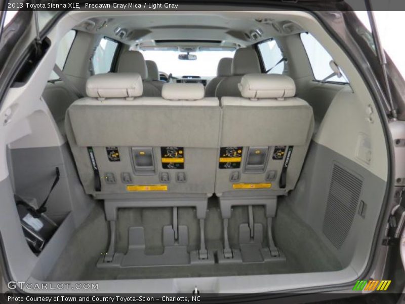 Predawn Gray Mica / Light Gray 2013 Toyota Sienna XLE