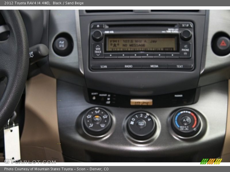 Black / Sand Beige 2012 Toyota RAV4 I4 4WD