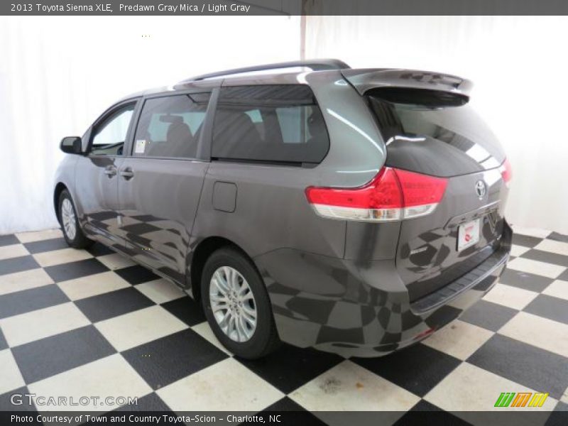 Predawn Gray Mica / Light Gray 2013 Toyota Sienna XLE