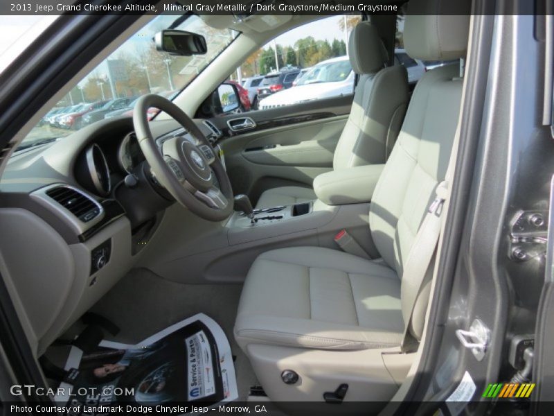 Mineral Gray Metallic / Dark Graystone/Medium Graystone 2013 Jeep Grand Cherokee Altitude
