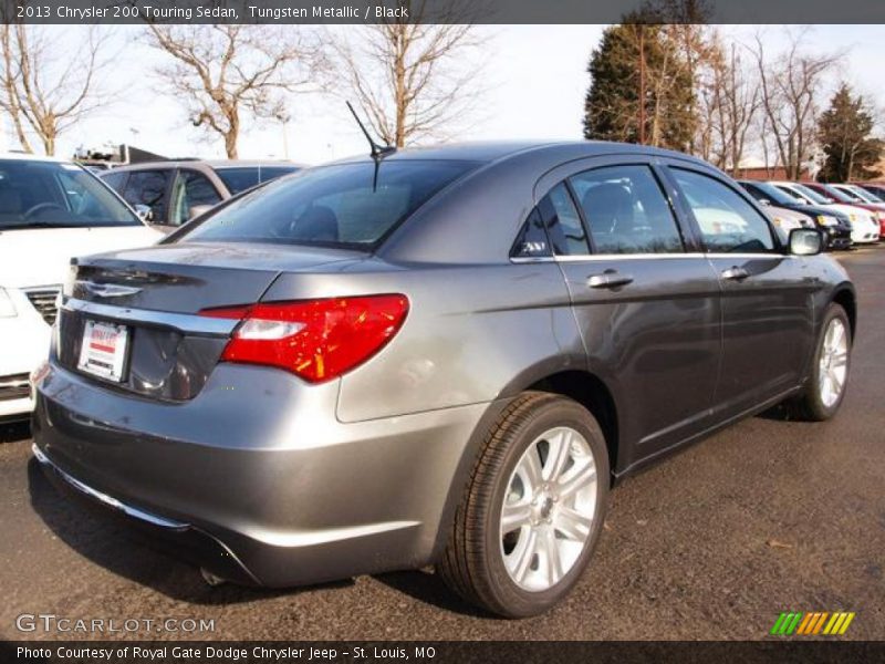 Tungsten Metallic / Black 2013 Chrysler 200 Touring Sedan