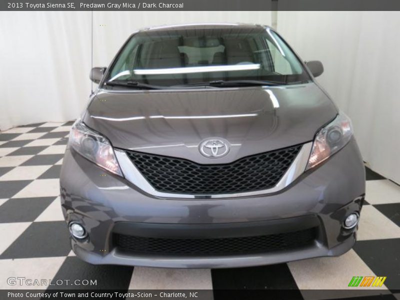 Predawn Gray Mica / Dark Charcoal 2013 Toyota Sienna SE