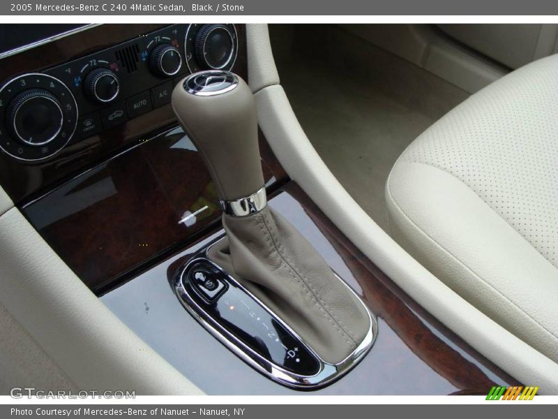Black / Stone 2005 Mercedes-Benz C 240 4Matic Sedan