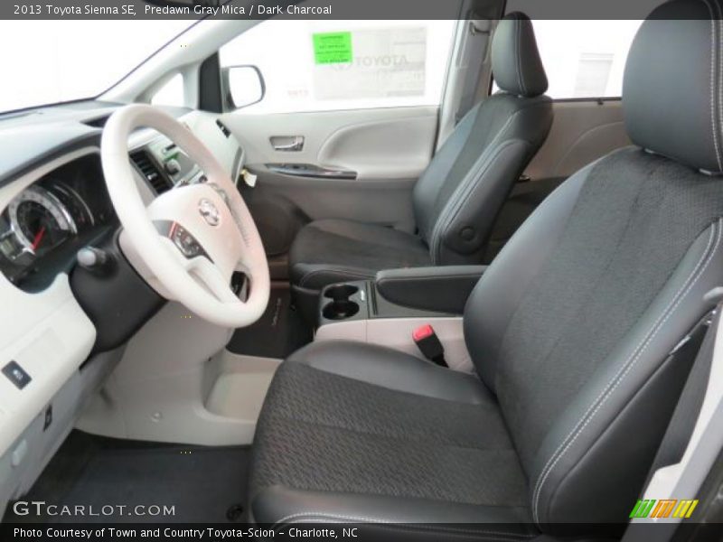 Front Seat of 2013 Sienna SE