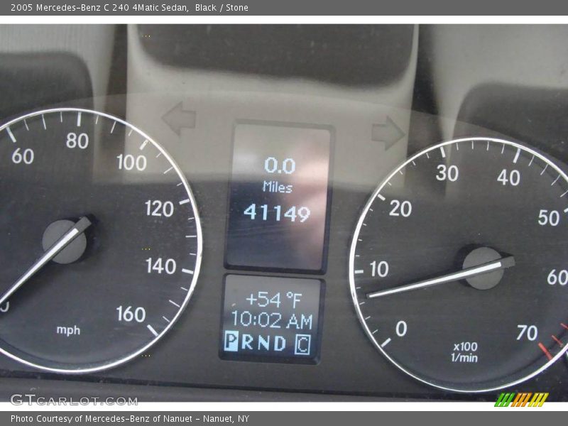 Black / Stone 2005 Mercedes-Benz C 240 4Matic Sedan