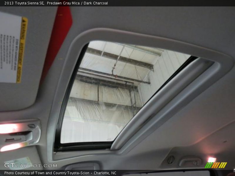 Predawn Gray Mica / Dark Charcoal 2013 Toyota Sienna SE