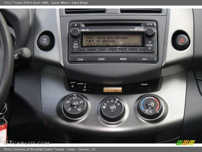 Super White / Sand Beige 2012 Toyota RAV4 Sport 4WD