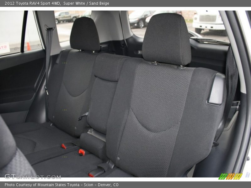 Super White / Sand Beige 2012 Toyota RAV4 Sport 4WD