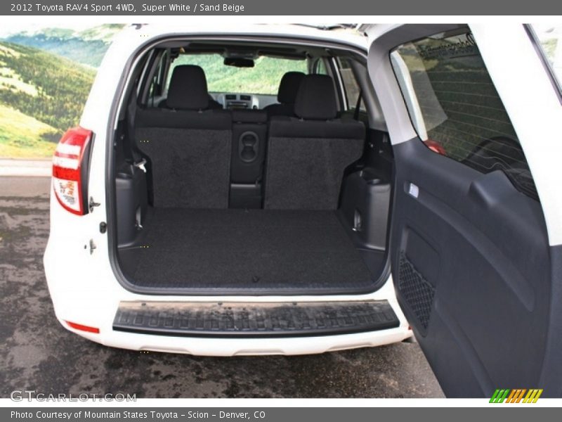 Super White / Sand Beige 2012 Toyota RAV4 Sport 4WD