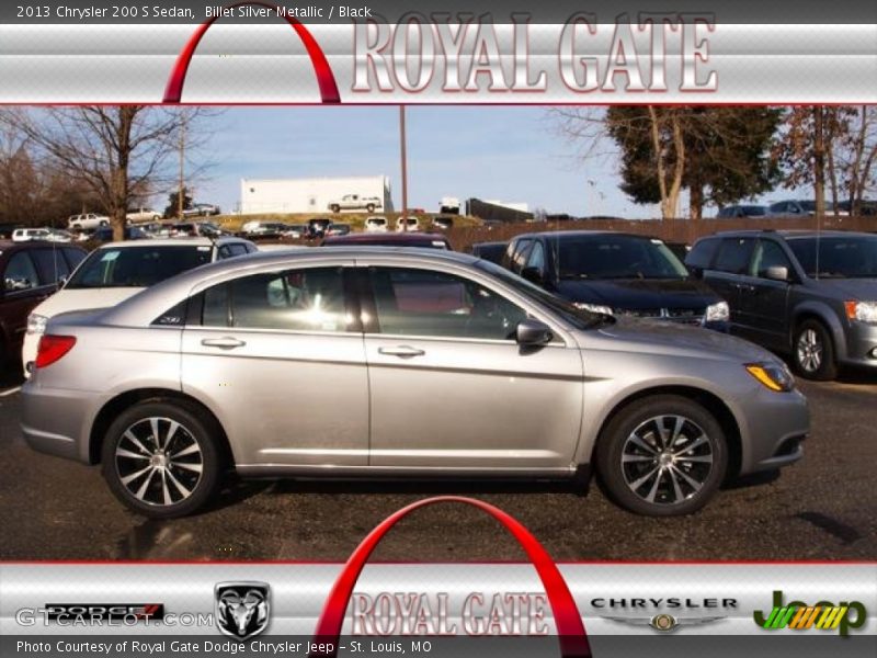 Billet Silver Metallic / Black 2013 Chrysler 200 S Sedan