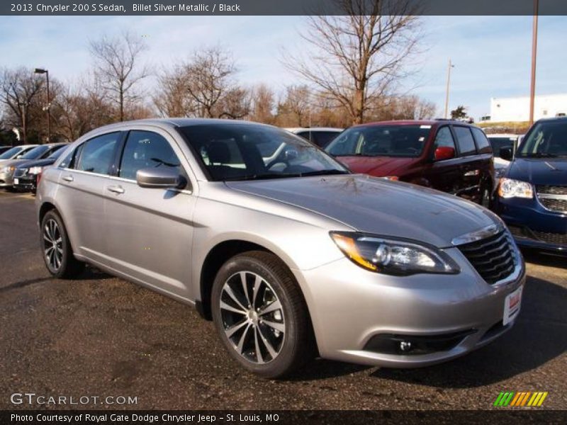 Billet Silver Metallic / Black 2013 Chrysler 200 S Sedan