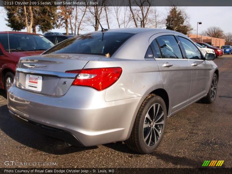 Billet Silver Metallic / Black 2013 Chrysler 200 S Sedan