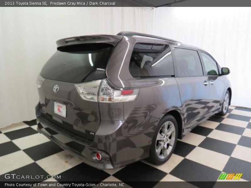 Predawn Gray Mica / Dark Charcoal 2013 Toyota Sienna SE