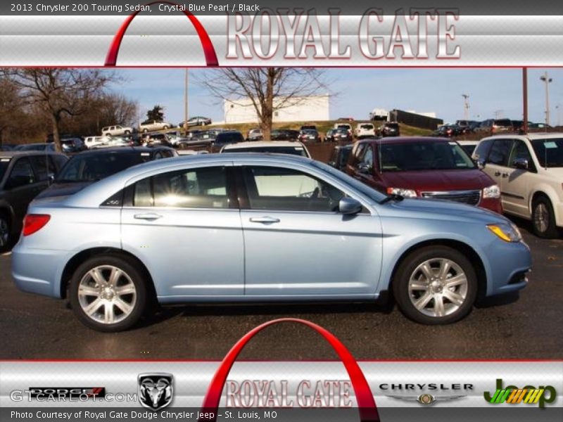 Crystal Blue Pearl / Black 2013 Chrysler 200 Touring Sedan