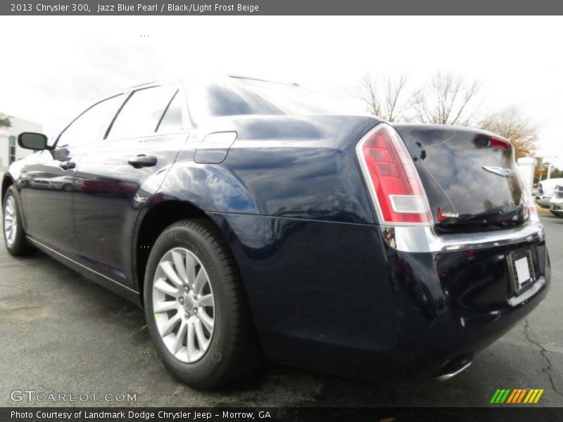 Jazz Blue Pearl / Black/Light Frost Beige 2013 Chrysler 300