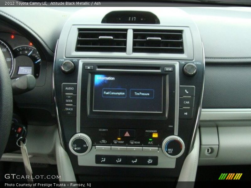 Attitude Black Metallic / Ash 2012 Toyota Camry LE