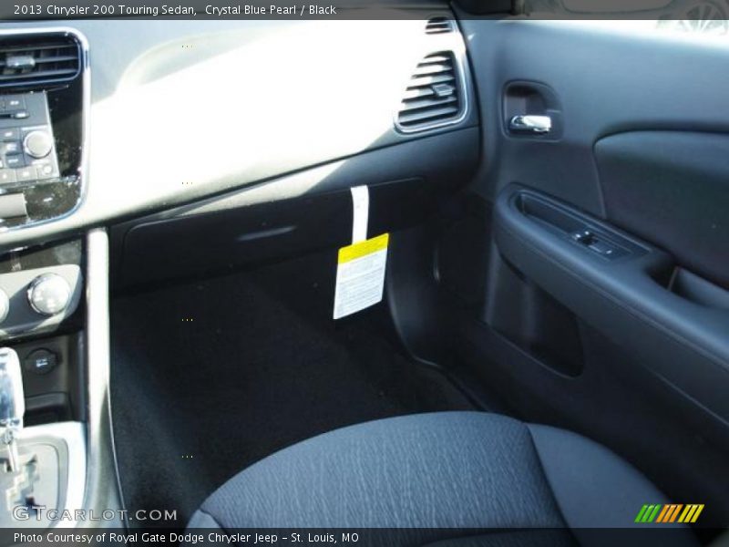 Crystal Blue Pearl / Black 2013 Chrysler 200 Touring Sedan