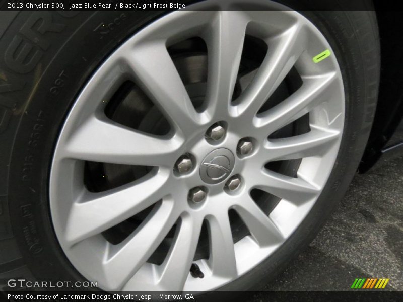 Jazz Blue Pearl / Black/Light Frost Beige 2013 Chrysler 300