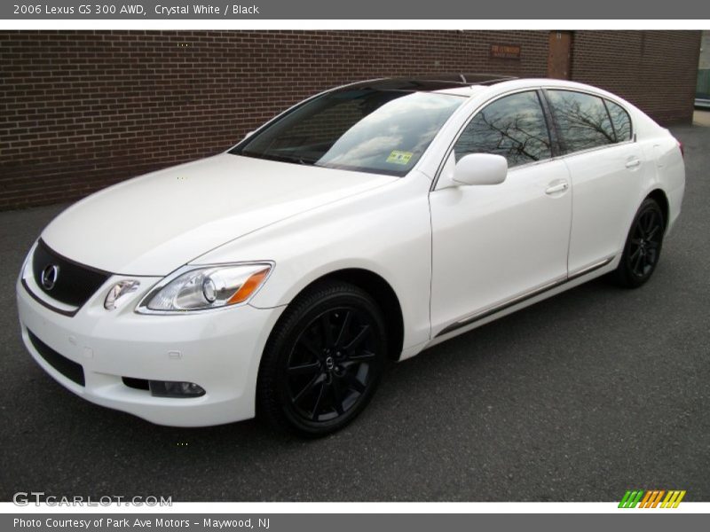 Crystal White / Black 2006 Lexus GS 300 AWD