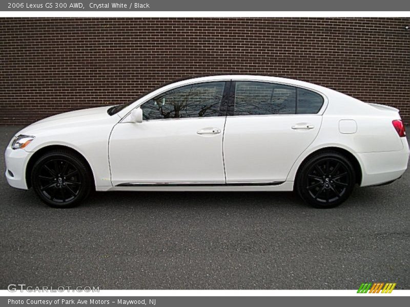 Crystal White / Black 2006 Lexus GS 300 AWD