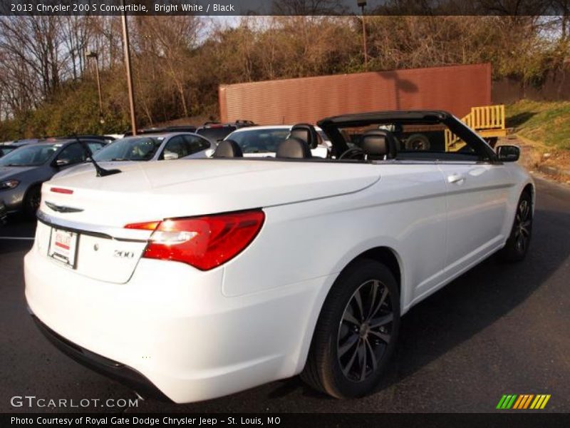 Bright White / Black 2013 Chrysler 200 S Convertible