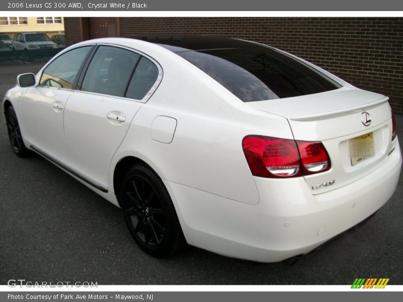 Crystal White / Black 2006 Lexus GS 300 AWD