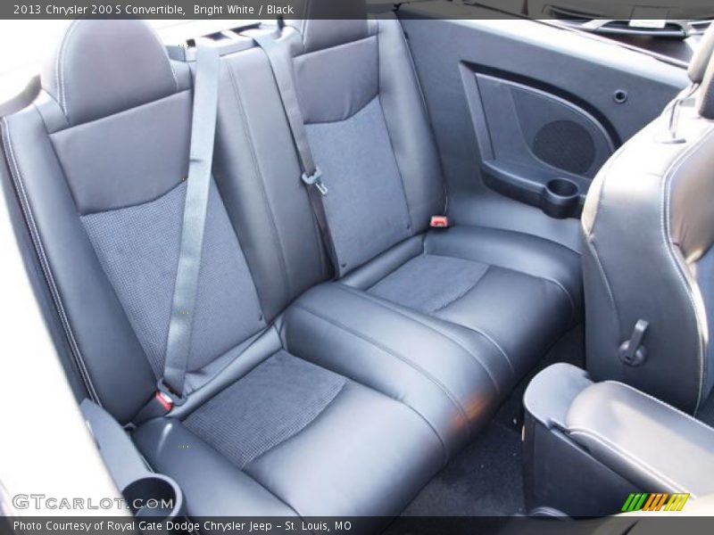 Rear Seat of 2013 200 S Convertible