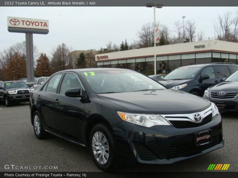 Attitude Black Metallic / Ash 2012 Toyota Camry LE