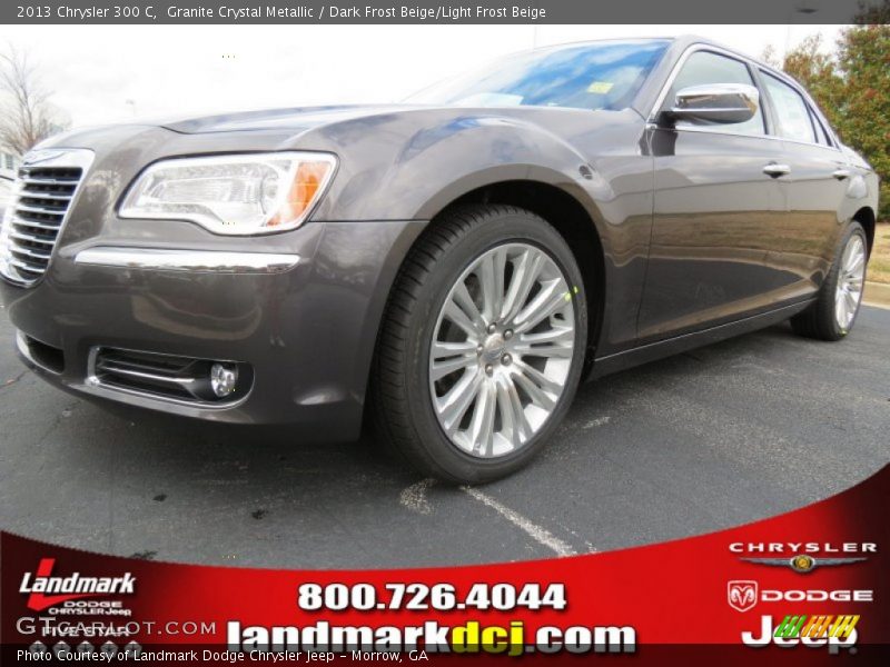 Granite Crystal Metallic / Dark Frost Beige/Light Frost Beige 2013 Chrysler 300 C